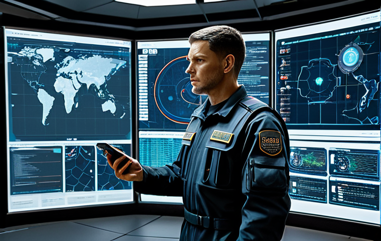 A professional individual in a modest, high-tech, and fully enclosed tactical suit, intently viewing a critical alert displayed on a secure mobile device. A holographic notification interface floats subtly in the air, emphasizing urgency. The setting is a clean, modern command center within a fortified, post-apocalyptic base, with strategic maps and resource indicators subtly visible on background screens. The atmosphere conveys strategic importance and a need for immediate reaction. The individual's pose is natural and focused, demonstrating perfect anatomy and correct proportions. safe for work, appropriate content, fully clothed, professional dress, perfect anatomy, correct proportions, natural pose, well-formed hands, proper finger count, natural body proportions, high-quality digital illustration, professional photography, cinematic lighting, family-friendly.